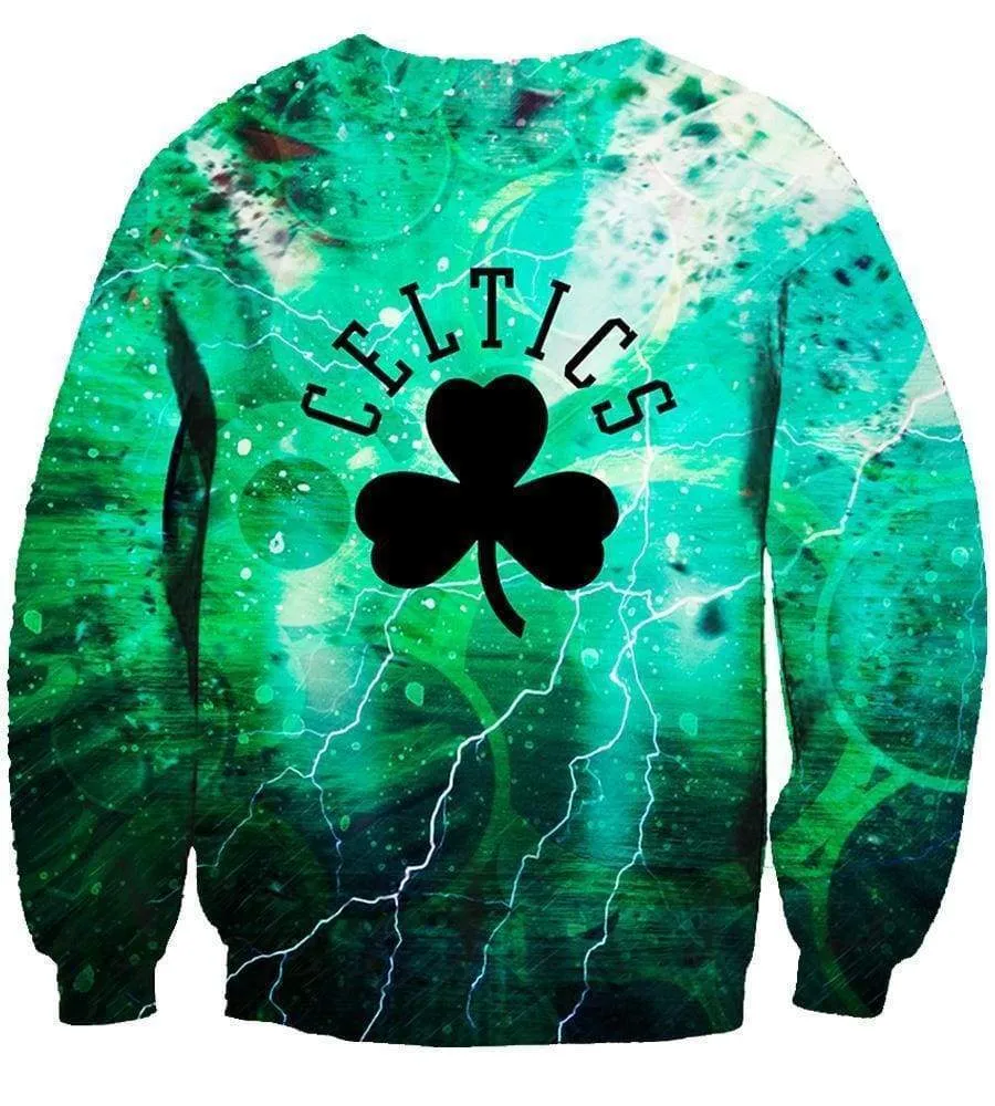 Basketball Boston Celtics Sweatshirts - Basketball Green Sweatshirt