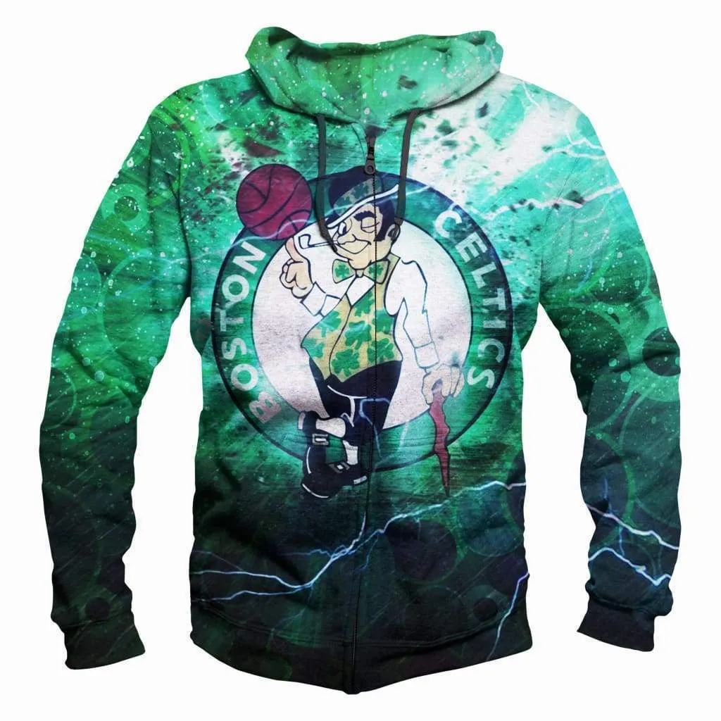 Basketball Boston Celtics Sweatshirts - Basketball Green Sweatshirt