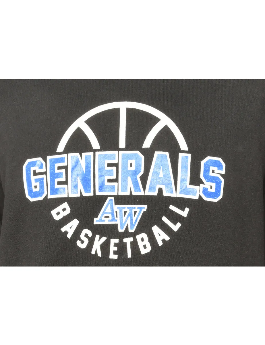 Black Generals Gildan Sports Sweatshirt - M