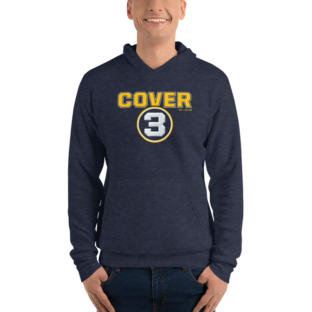 Cover 3 Logo Adult Fleece Hooded Sweatshirt