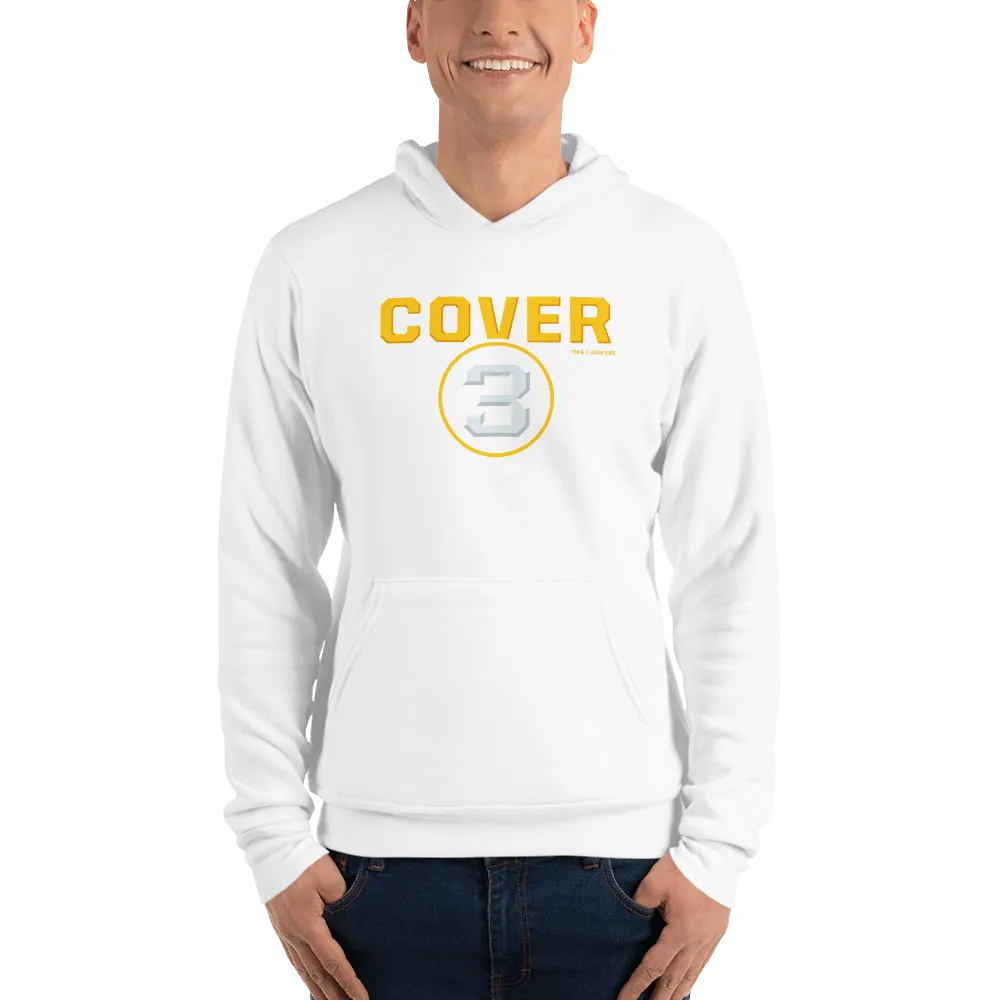 Cover 3 Logo Adult Fleece Hooded Sweatshirt