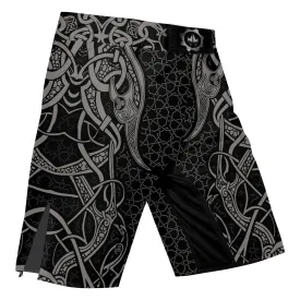 Fenrir Tattoo Viking Fight Shorts