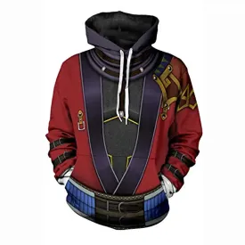 Final Fantasy Hoodie - Auron 3D Print Long Sleeve Hooded Jumper