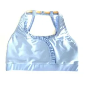 Honeycut | Frilly Top | Light Blue