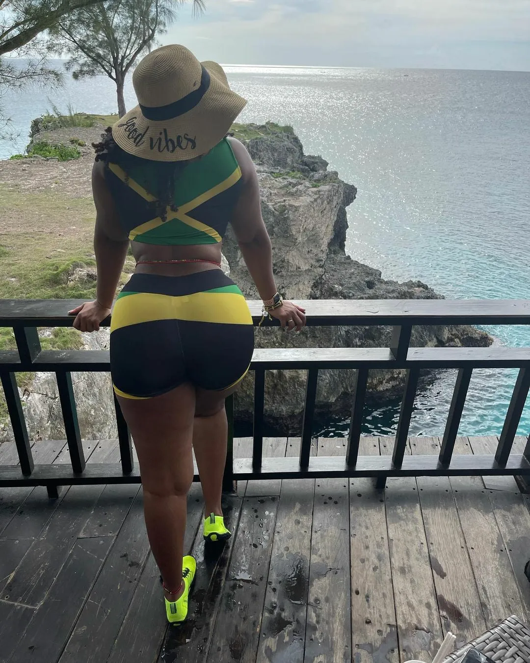 Jamaica Flag Sports bra