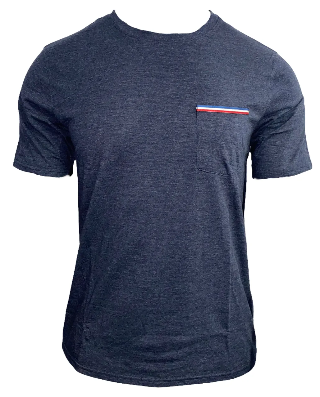 Lacoste Mens Sleepwear Pocket T-Shirt - Black Iris / Light Grey Heather / Charcoal - [RAM1308]