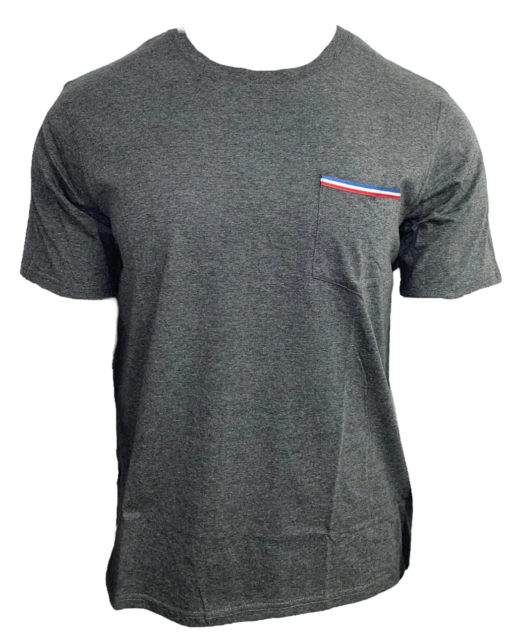 Lacoste Mens Sleepwear Pocket T-Shirt - Black Iris / Light Grey Heather / Charcoal - [RAM1308]