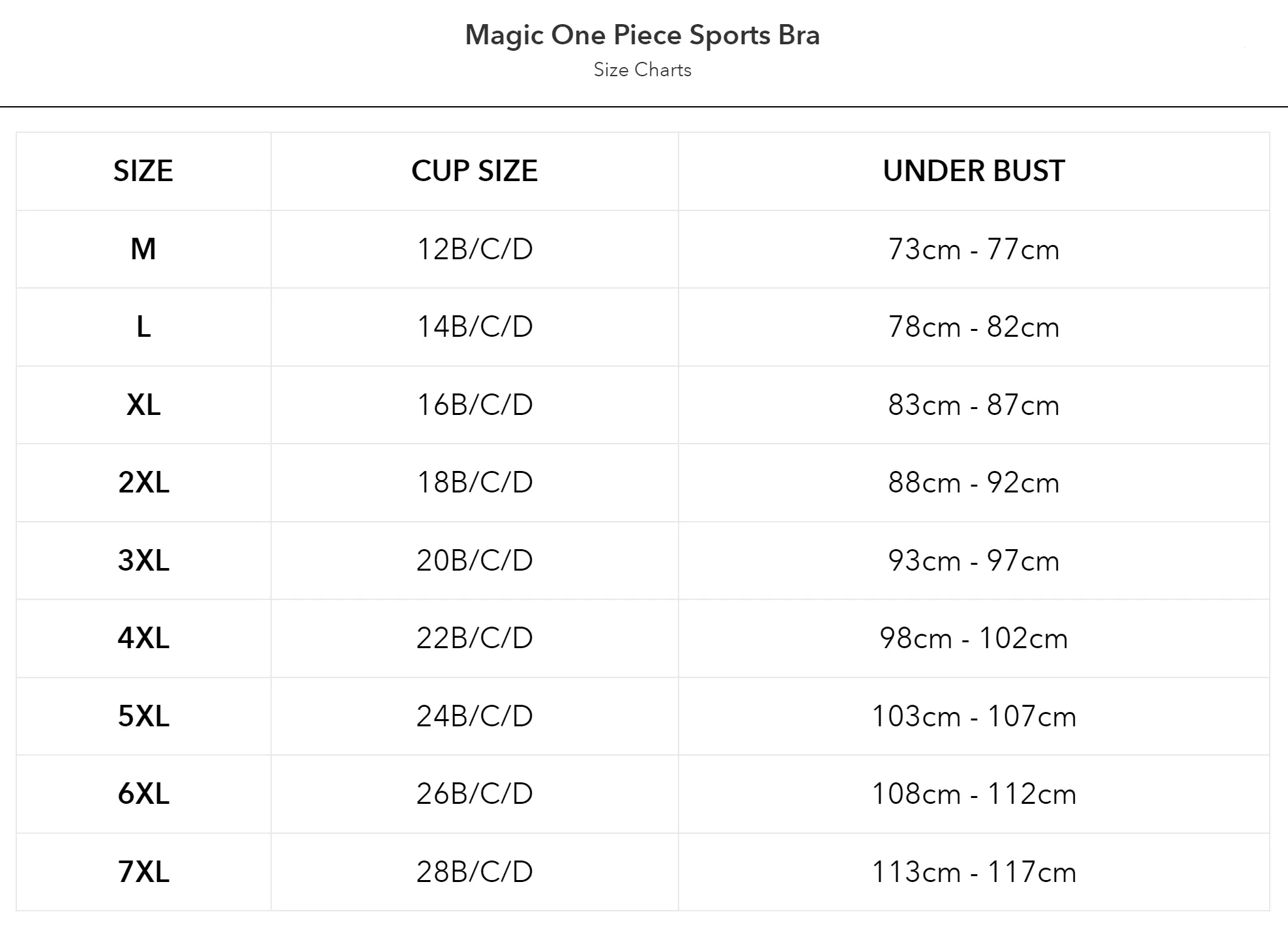 Magic One Piece Sports Bra