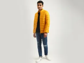 Men Quilted High Neck Jacket