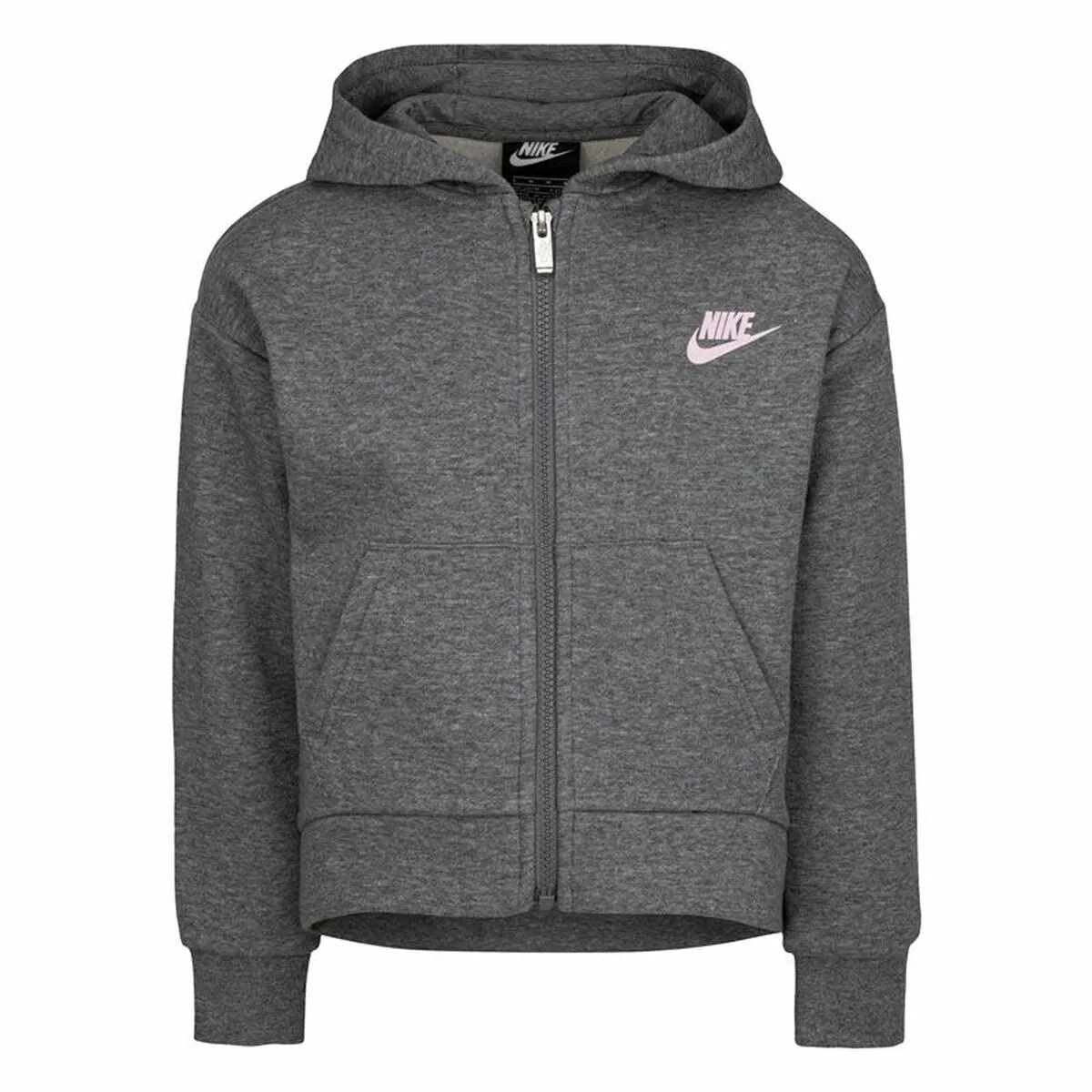 Men'S Sports Jacket Nike Full Zip Grey Dark Grey