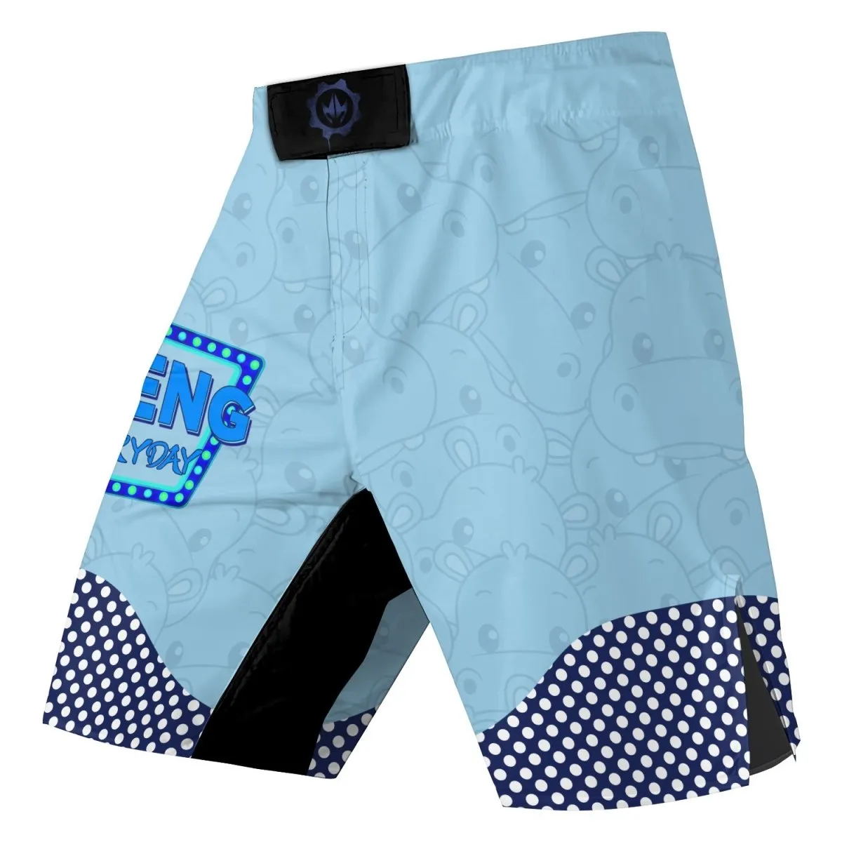 Moo Deng Hippo Choke Fight Shorts