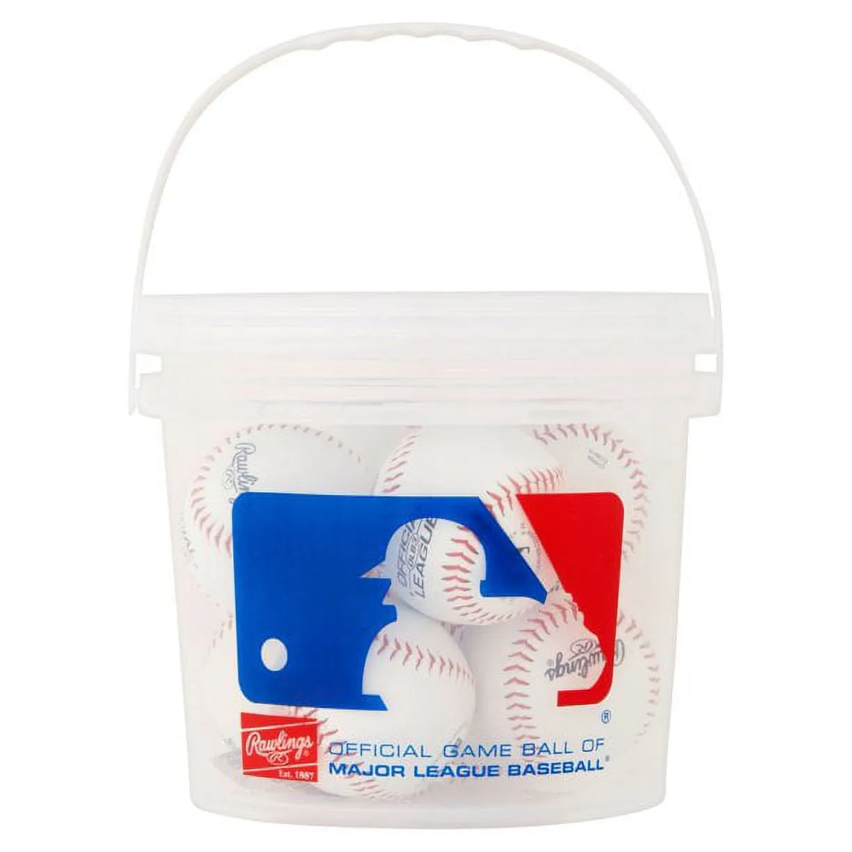 Rawlings | Official League Recreational Use Practice Baseballs | Youth/8U | OLB3 | Bucket | 8 Count