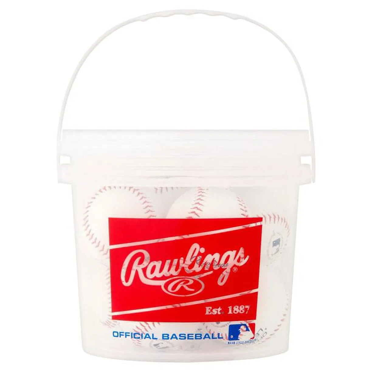 Rawlings | Official League Recreational Use Practice Baseballs | Youth/8U | OLB3 | Bucket | 8 Count
