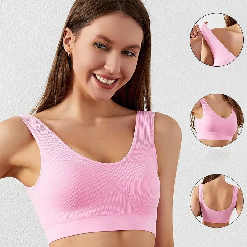 Seamless Padded Sports Top  Ultimate Comfort and Support