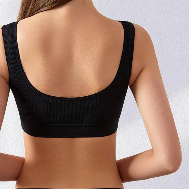 Seamless Padded Sports Top  Ultimate Comfort and Support