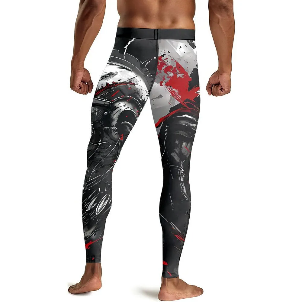 Spartan Warrior Soul Men's Compression Leggings