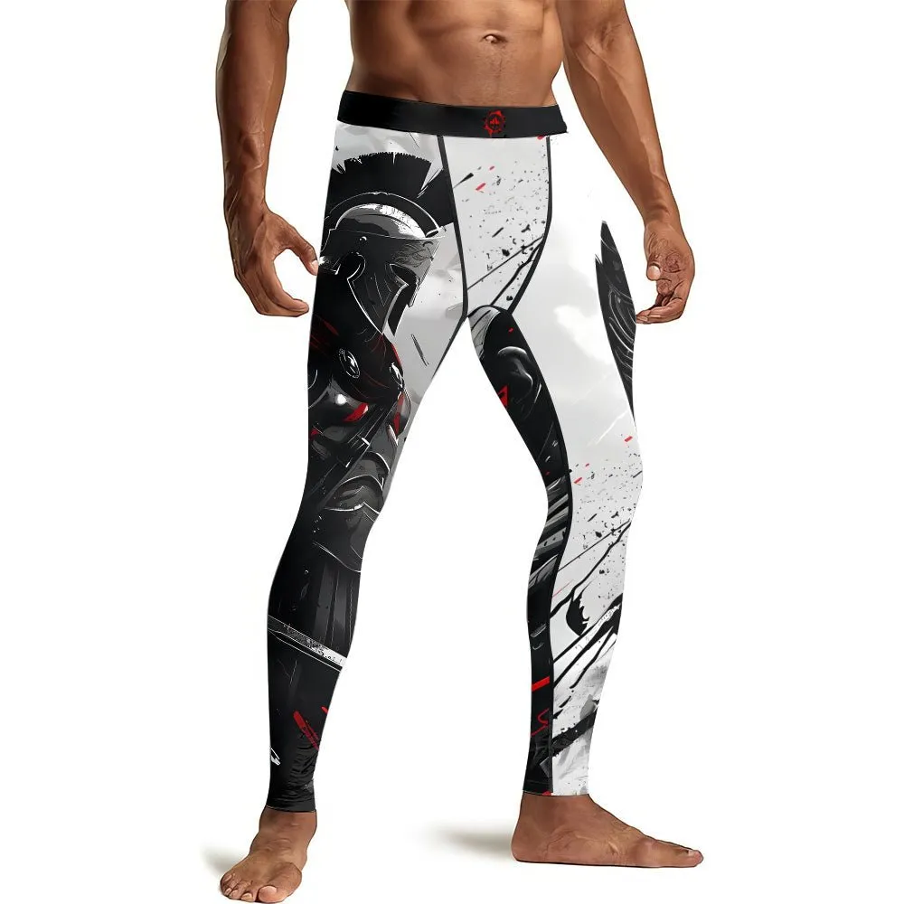 Spartan Warrior Soul Men's Compression Leggings