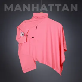 Sports Dry Fit Peach Pink Polo T Shirts (Micro Polyester)