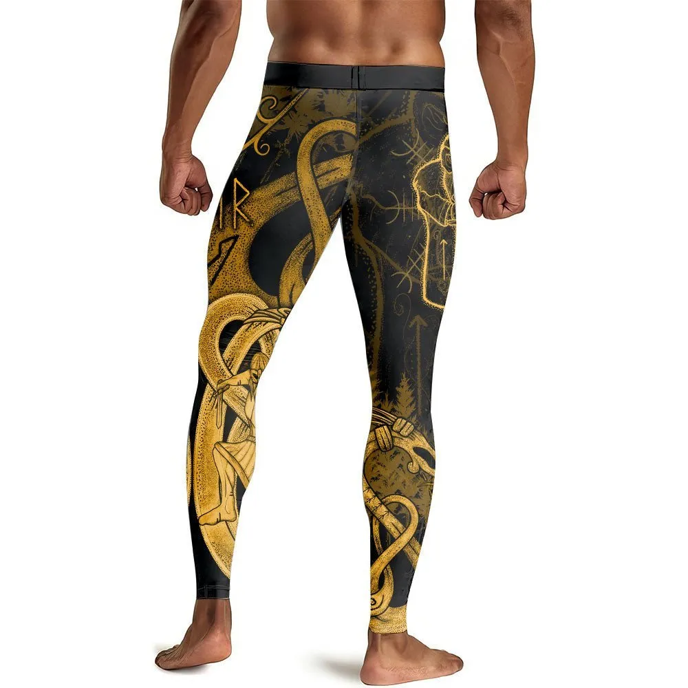 Thor Son Of Odin Men's Compression Leggings