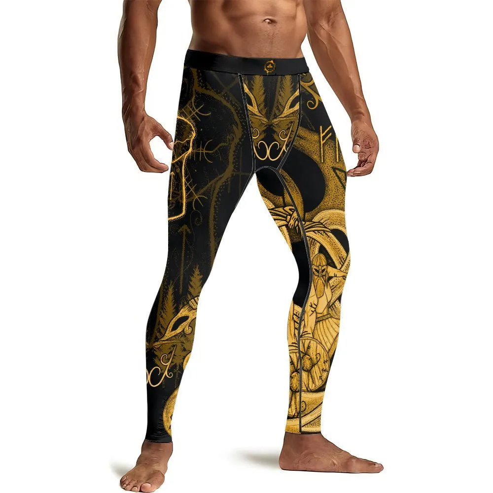 Thor Son Of Odin Men's Compression Leggings